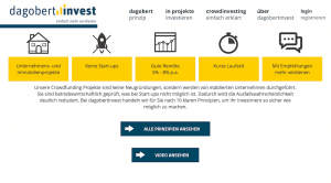 crowdinvesting dagobertinvest website