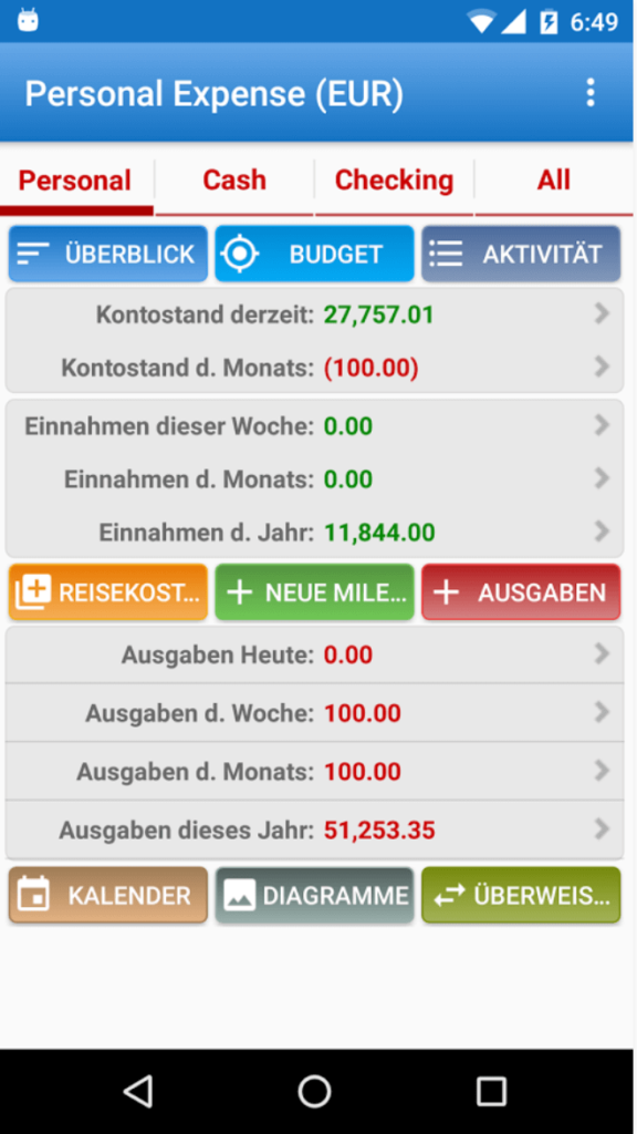 expense manager haushaltsbuch app